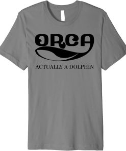 Orca Whale Dolphin Retro Ocean Graphic Vintage Sea Design Premium T-Shirt