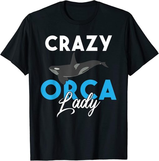 Crazy Orca Lady Orca Whale T-Shirt